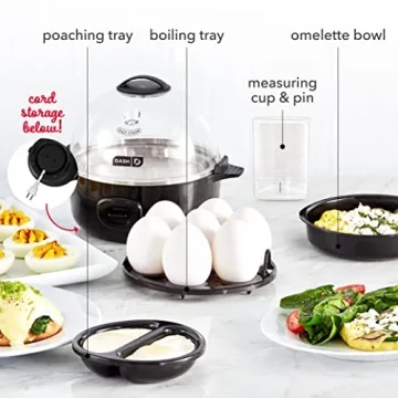 Dash Express Electric Egg Cooker with 7 Egg Capacity