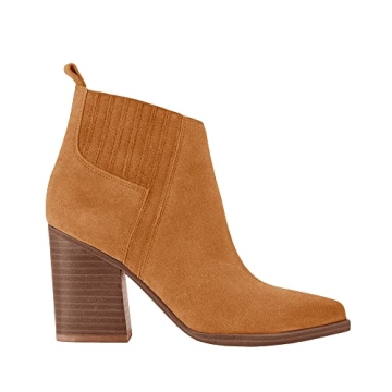 LPCBDEE Women's Chunky Stacked Ankle Boots for Comfort