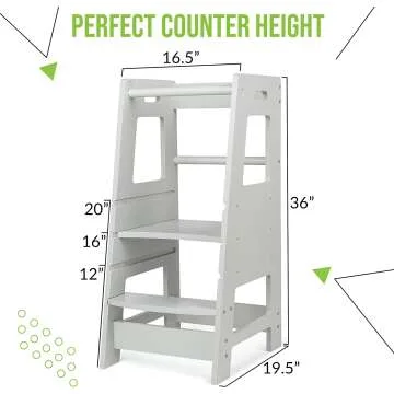 KidzWerks Toddler Standing Tower - Safe & Adjustable