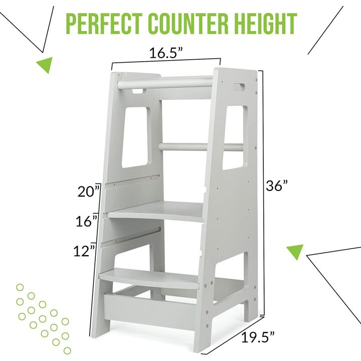 KidzWerks Toddler Standing Tower - Safe & Adjustable