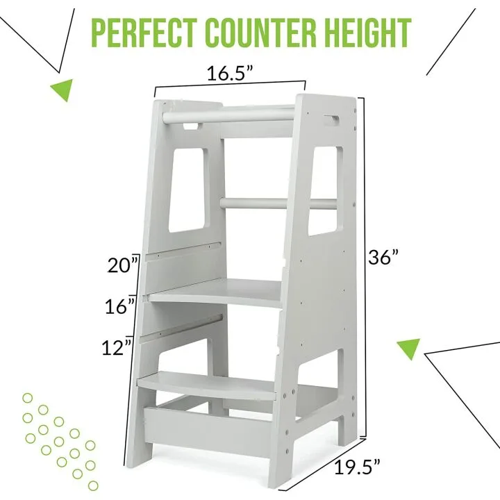 KidzWerks Toddler Standing Tower - Safe & Adjustable