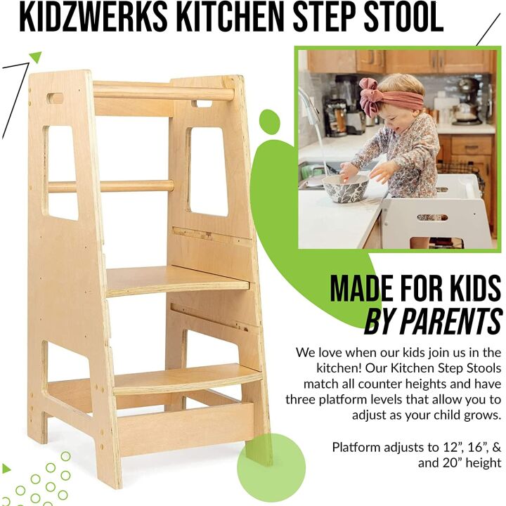 KidzWerks Toddler Standing Tower - Safe & Adjustable