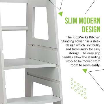 KidzWerks Toddler Standing Tower - Safe & Adjustable