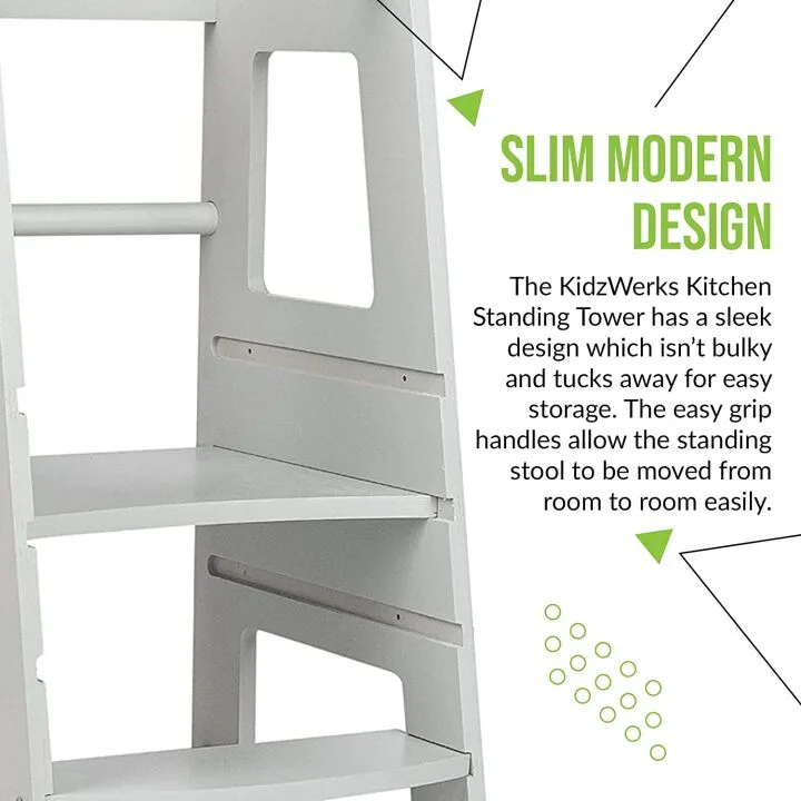 KidzWerks Toddler Standing Tower - Safe & Adjustable