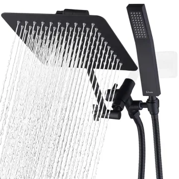 G-Promise All Metal Dual Shower Head Combo - Luxury Matte Black Upgrade
