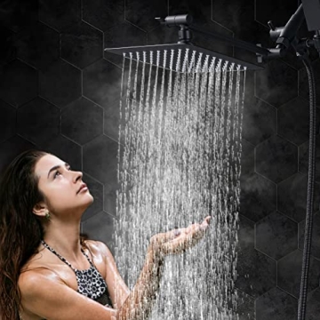 G-Promise All Metal Dual Shower Head Combo Matte Black