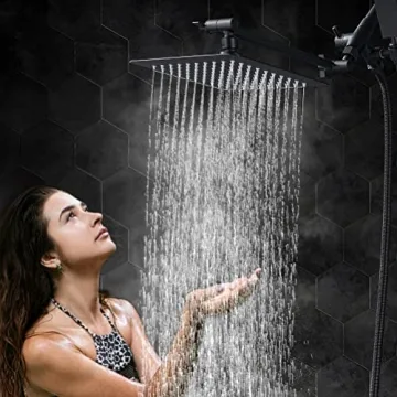 G-Promise All Metal Dual Shower Head Combo Matte Black
