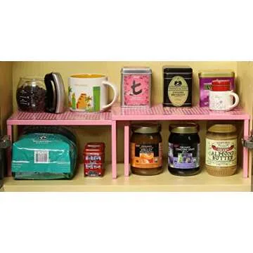 Stackable Kitchen Shelf Organizer Stylish and Sturdy