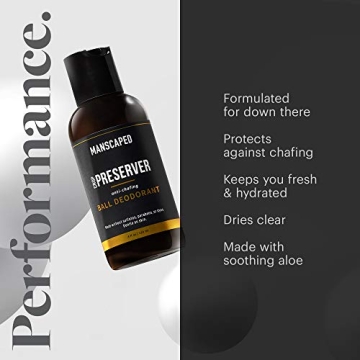 MANSCAPED Crop Preserver Anti-Chafing Ball Deodorant Aloe