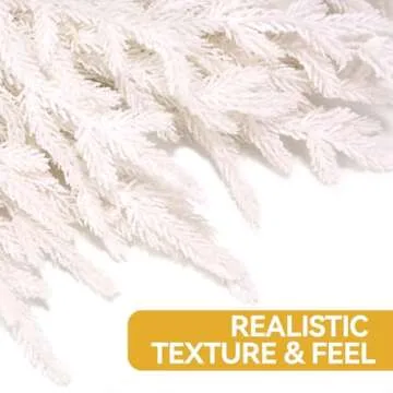 ENVEN Prelit Christmas Wreath with 50 LED Lights