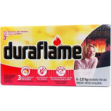 Duraflame Fire Log 5 lb 6-Pack for Cozy Evenings