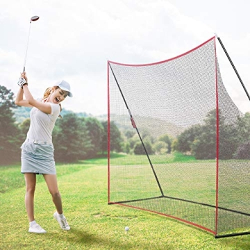 Portable 10x7ft Golf Practice Net with Carry Bag