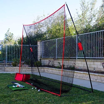 Portable 10x7ft Golf Practice Net with Carry Bag