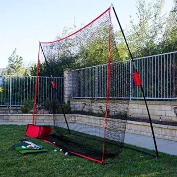 Portable 10x7ft Golf Practice Net with Carry Bag