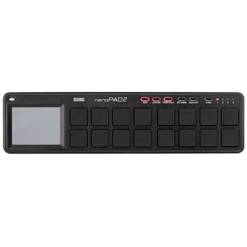 Korg nanoPAD2 Slim-Line USB MIDI Pads - Portable & Versatile