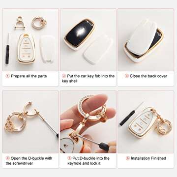 RUABIBAN TPU Key Fob Cover