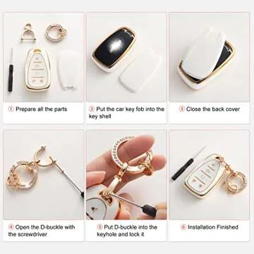 RUABIBAN TPU Key Fob Cover