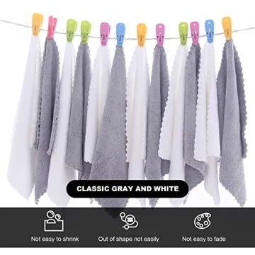 Premium MOONQUEEN Microfiber Facial Cloths 12 Pack