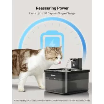 DownyPaws - Rechargeable Cat Water Fountain for Hydration
