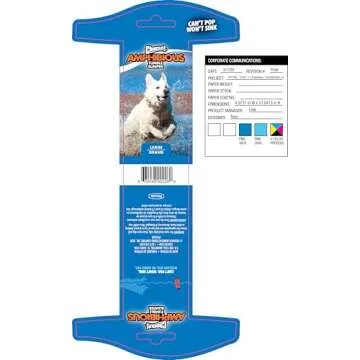 Chuckit! Amphibious Tumble Bumper Dog Toy, Floats on water,Large