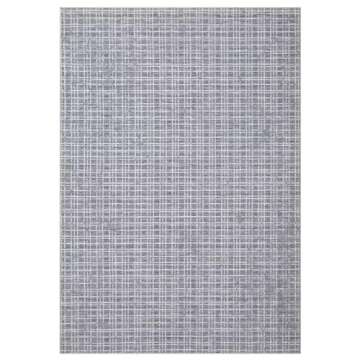 GAOMON 5x7 Washable Rug Non Slip Modern Checkered Rug Soft Faux Wool Floor Carpet Indoor Contemporary Plaid Print Rug Non Shedding Throw Carpet for Bedroom Living Room Dining Room Office Grey