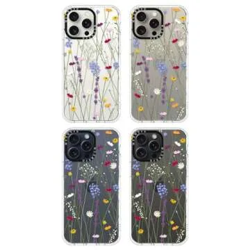 MOSNOVO Case for iPhone 15 Pro Max, [Buffertech 6.6ft Military-Grade Drop Protection] [Anti Peel Off Tech] Clear TPU Bumper Phone Case Cover Design - Floral Garden