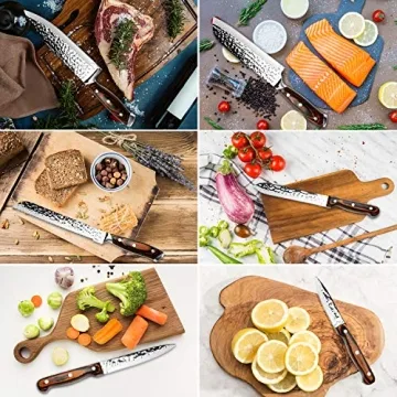 15-Piece High Carbon Stainless Steel Kitchen Knife Set