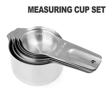 Premium 13-piece Stainless Steel Measuring Set for Kitchen