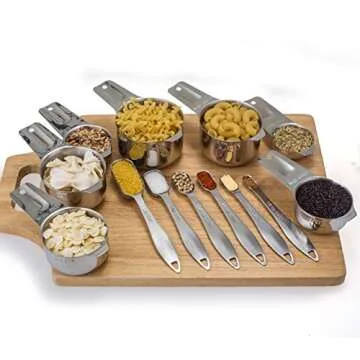Premium 13-piece Stainless Steel Measuring Set for Kitchen