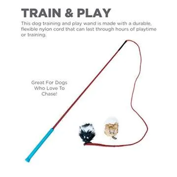 Outward Hound Tail Teaser Dog Wand - Ultimate Playtime Solution