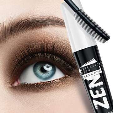 FARMASi Zen Extension Lash Mascara, Intense Length, No Flaking, No Smudging, No Clumping, Volumizes ...