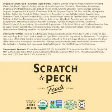 Organic Corn-Free Duck and Chicken Feed - 25 lb Bag