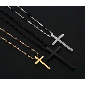 MOOHAM Stainless Steel Pendant Necklaces - Durable Style