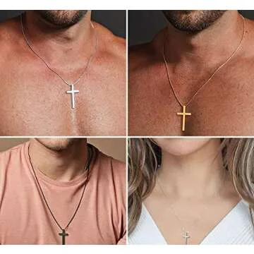 MOOHAM Stainless Steel Pendant Necklaces - Durable Style