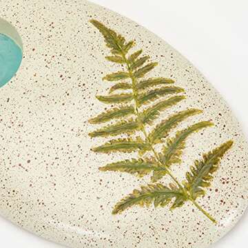 Bits and Pieces - Butterfly Puddler Garden Stone - Lawn Decoration Puddle Painted Water Holder