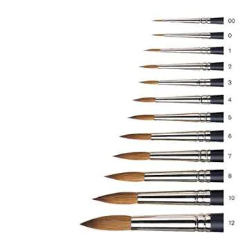 Winsor & Newton Professional Watercolour Sable Brush, Pointed Round #8