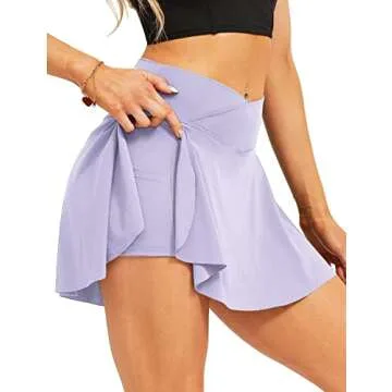 TZLDN Women's High Waisted Tennis Skirt with Pockets