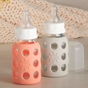 Lifefactory Glass Baby Bottles - Safe & Stylish Feeding