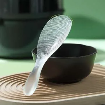 H&Zebrabro 1 Piece Japanese Style Rice Paddle, Food-grade Non Stick Rice Scooper Spoon, Heat Resista...