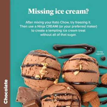 Keto Chow Chocolate | Keto Meal Replacement Shake Powder | Nutritionally Complete Keto Food | Low Carb Keto Meals | Delicious Easy Meal Substitute Drink | Protein Rich You Choose The Fat| 21 Meal Bulk Pack
