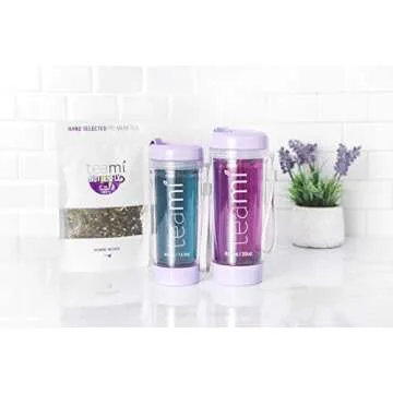 Teami Pure Butterfly Pea Flower Tea - Blue & Purple Dried Butterfly Pea Flower Supports Health and Beauty - Caffeine-Free Hand Selected Jasmine Infused Premium Tea - 30 servings per bag