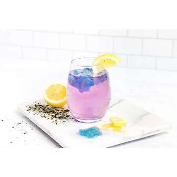 Teami Pure Butterfly Pea Flower Tea - Blue & Purple Dried Butterfly Pea Flower Supports Health and Beauty - Caffeine-Free Hand Selected Jasmine Infused Premium Tea - 30 servings per bag
