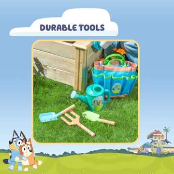 BLUEY Kids Gardening Set | Quality Tool Kit for Toddlers