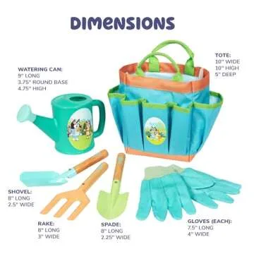 BLUEY Kids Gardening Set | Quality Tool Kit for Toddlers