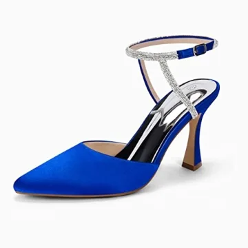 Coutgo Women Rhinestone Heels for Stylish Occasions