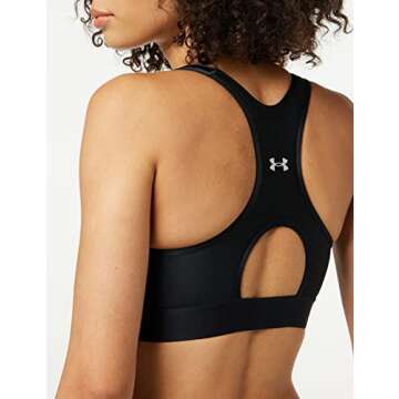 Under Armour Women's Armour®Mid Sports Bra MD Black