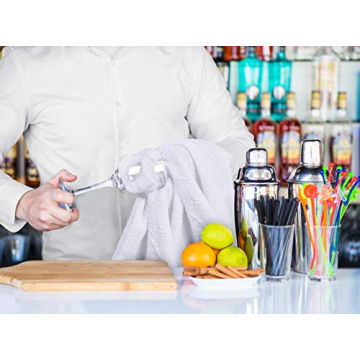 Utopia Cotton Bar Mops, 16 x 19 Inches, Pack of 12