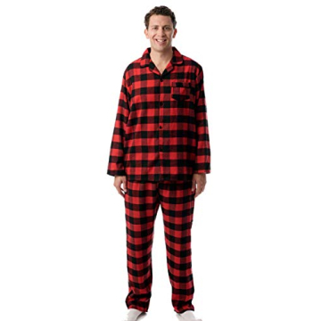 #followme Flannel Pajama Coat Set for Men - Cozy XL 44917-1A