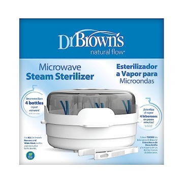 Dr. Brown's Microwave Steam Sterilizer: Fast, Efficient, BPA-Free Bottles Sterilization