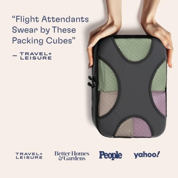 Shacke 5 Set Packing Cubes Lightweight Luggage Organizer